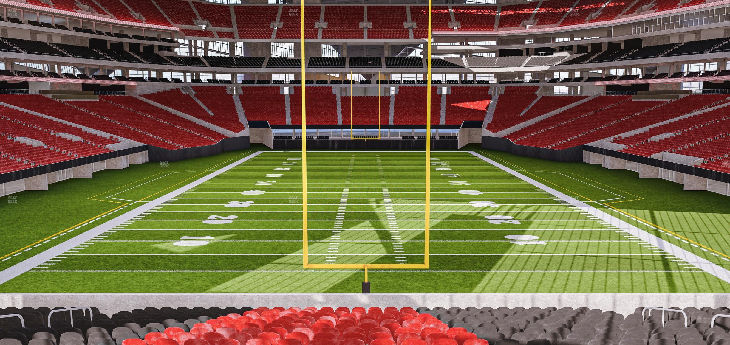 Seating view for Mercedes-Benz Stadium Section 101