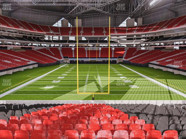 Seating view for Mercedes-Benz Stadium Section 101