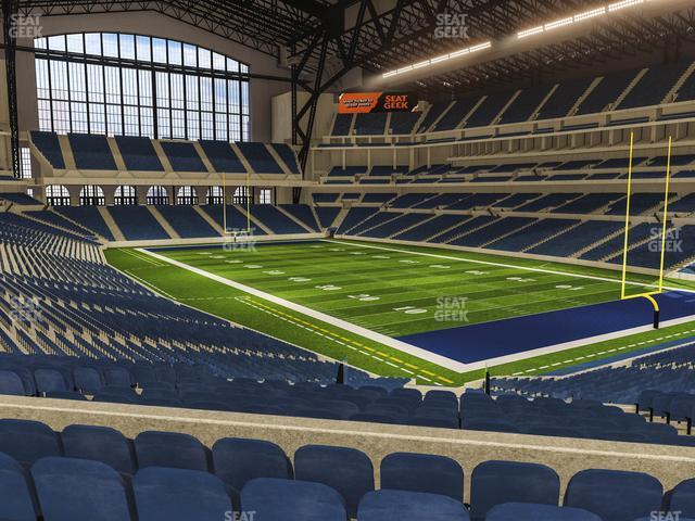 Seating view for Lucas Oil Stadium Section 232