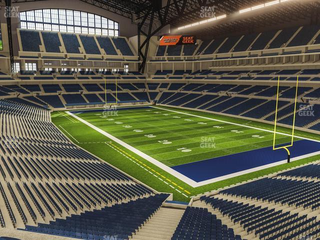 Seating view for Lucas Oil Stadium Section 304