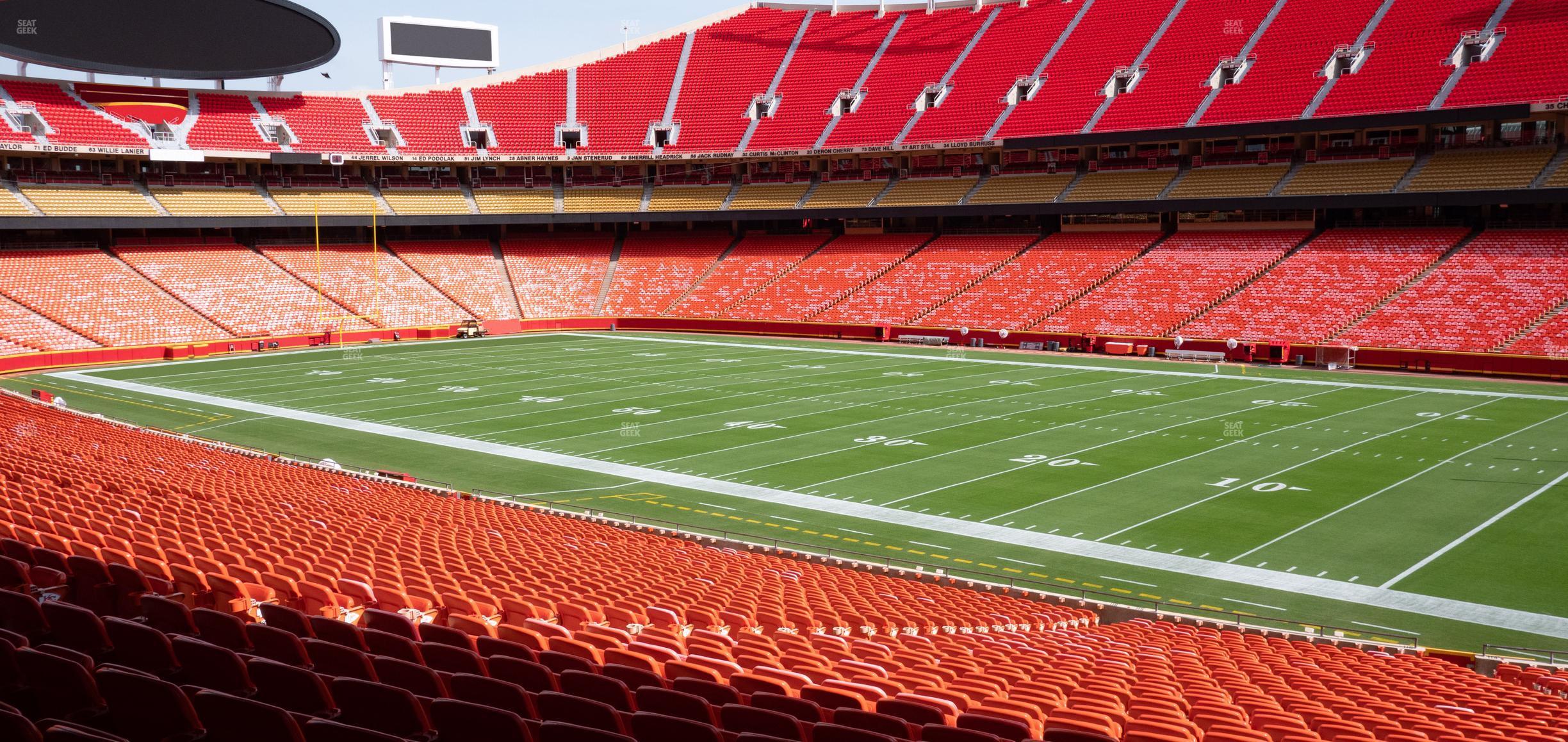 Seating view for GEHA Field at Arrowhead Stadium Section Ada 115