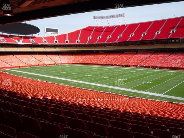 Seating view for GEHA Field at Arrowhead Stadium Section Ada 115