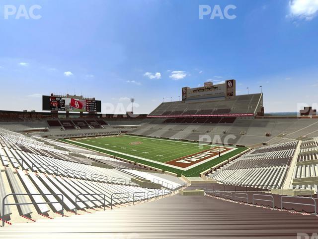 Seating view for Gaylord Family Oklahoma Memorial Stadium Section 24