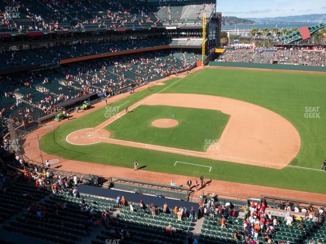 Seating view for Oracle Park Section View Box 307