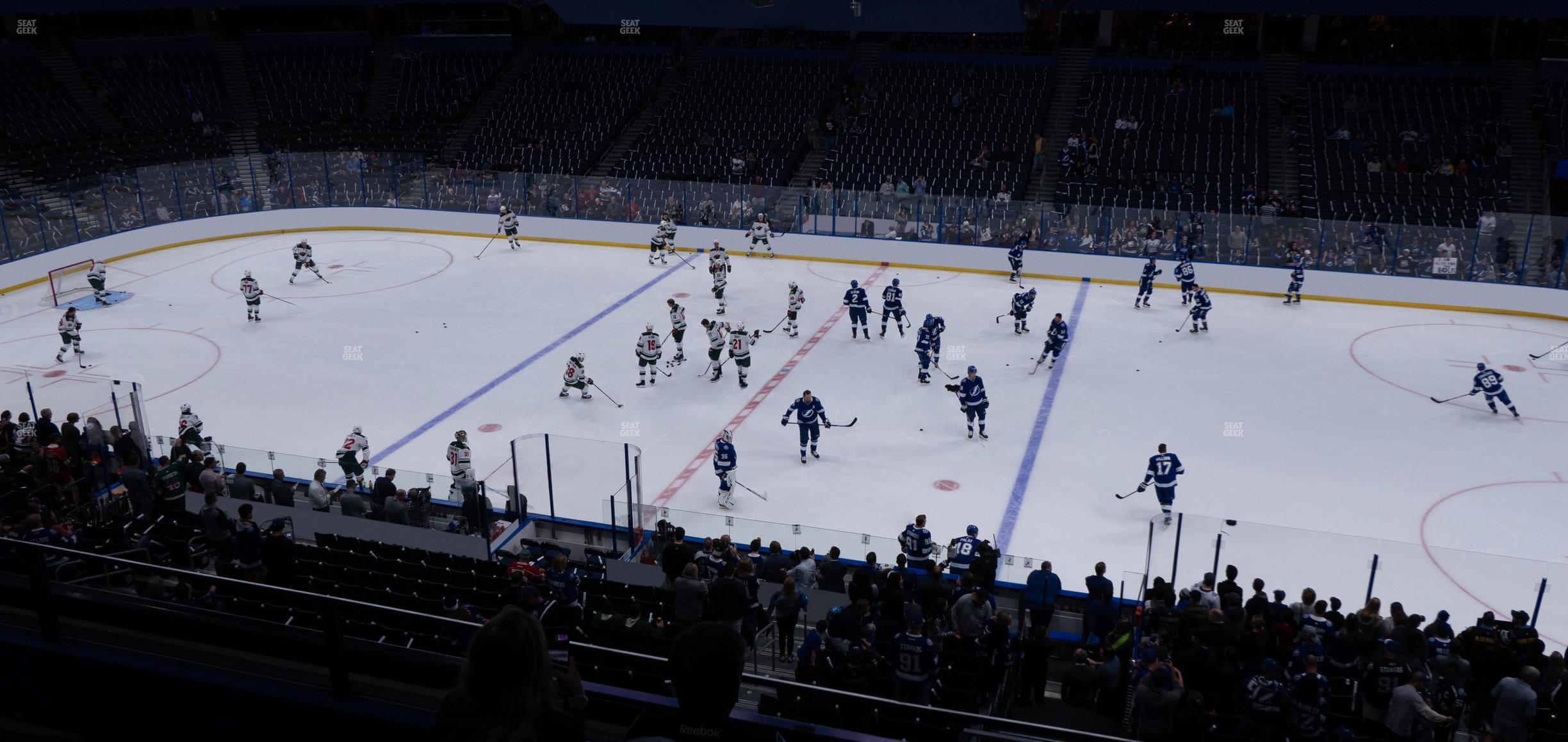 Seating view for Amalie Arena Section 230