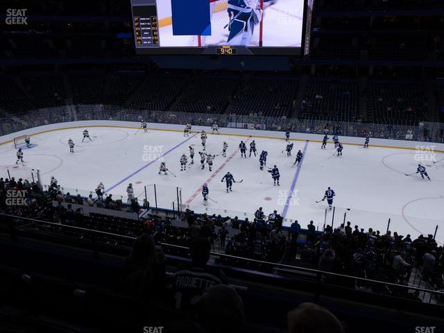 Seating view for Amalie Arena Section 230