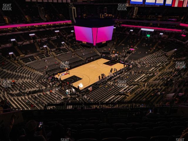 Seating view for Frost Bank Center Section 212