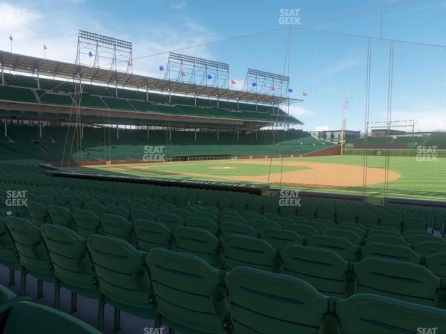 Seating view for Wrigley Field Section 127