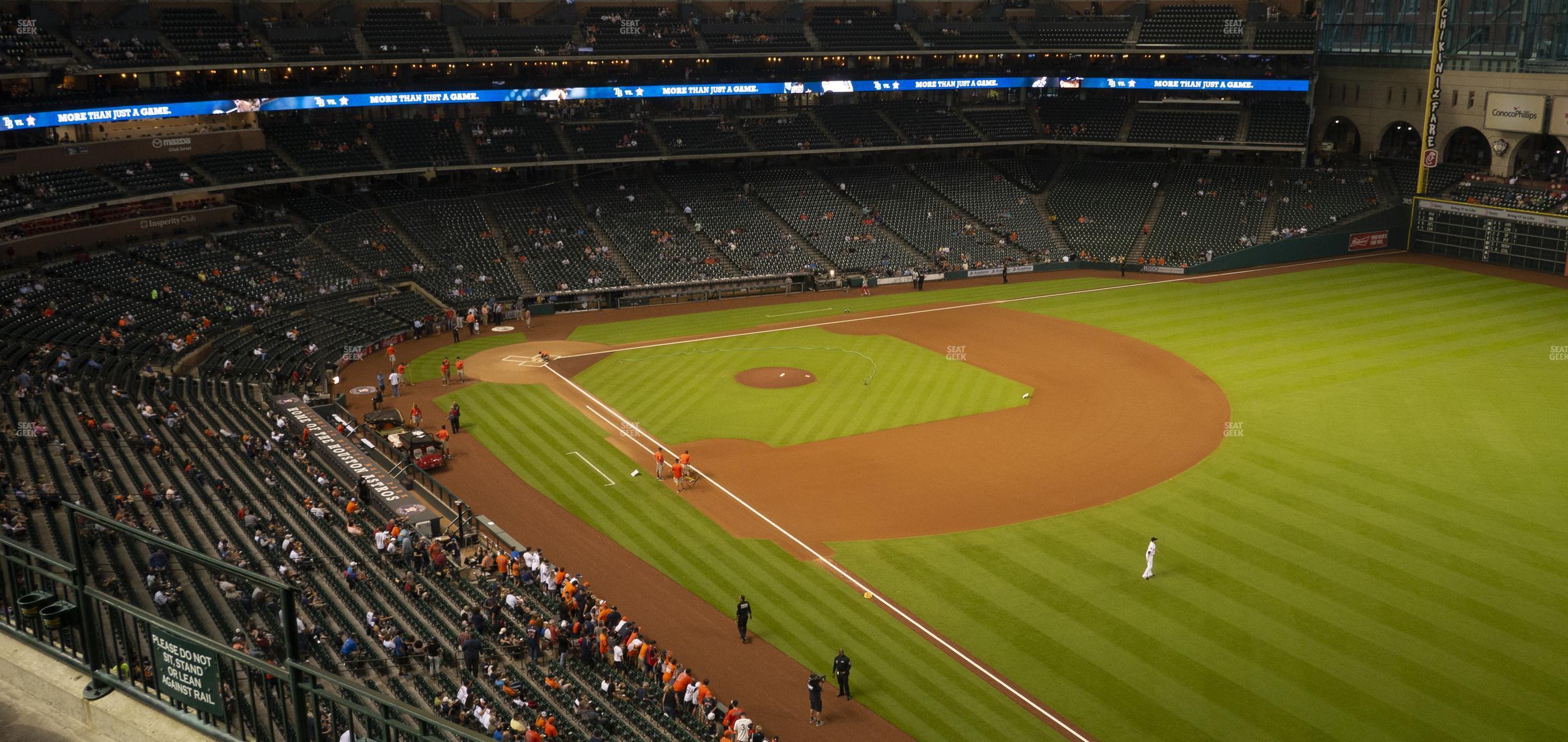 Seating view for Minute Maid Park Section 332