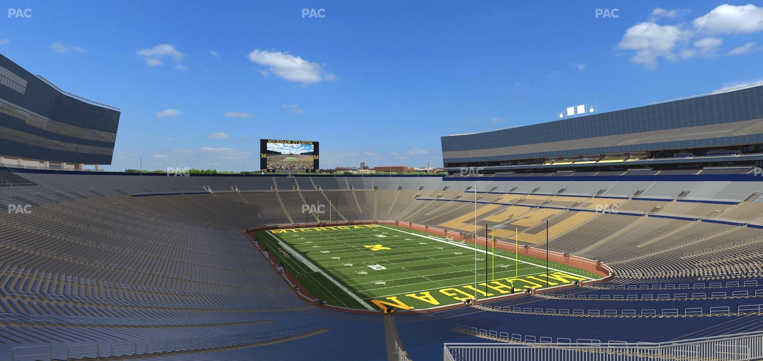 Seating view for Michigan Stadium Section 15