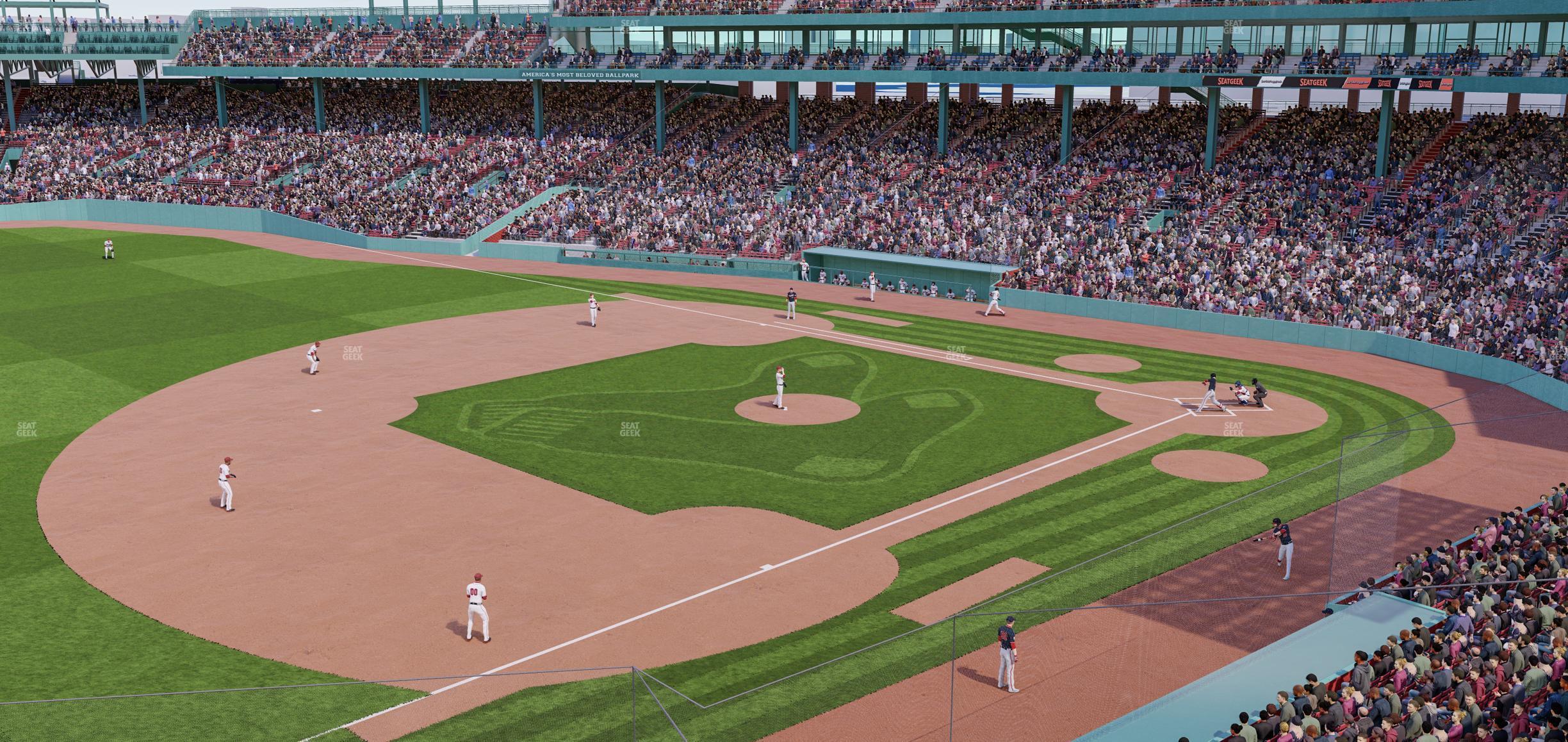 Seating view for Fenway Park Section Dell Technologies Suite L 16