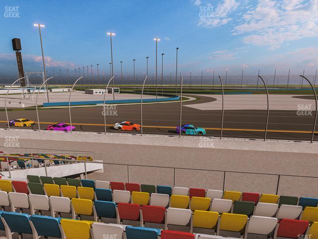 Seating view for Daytona International Speedway Section Front 175