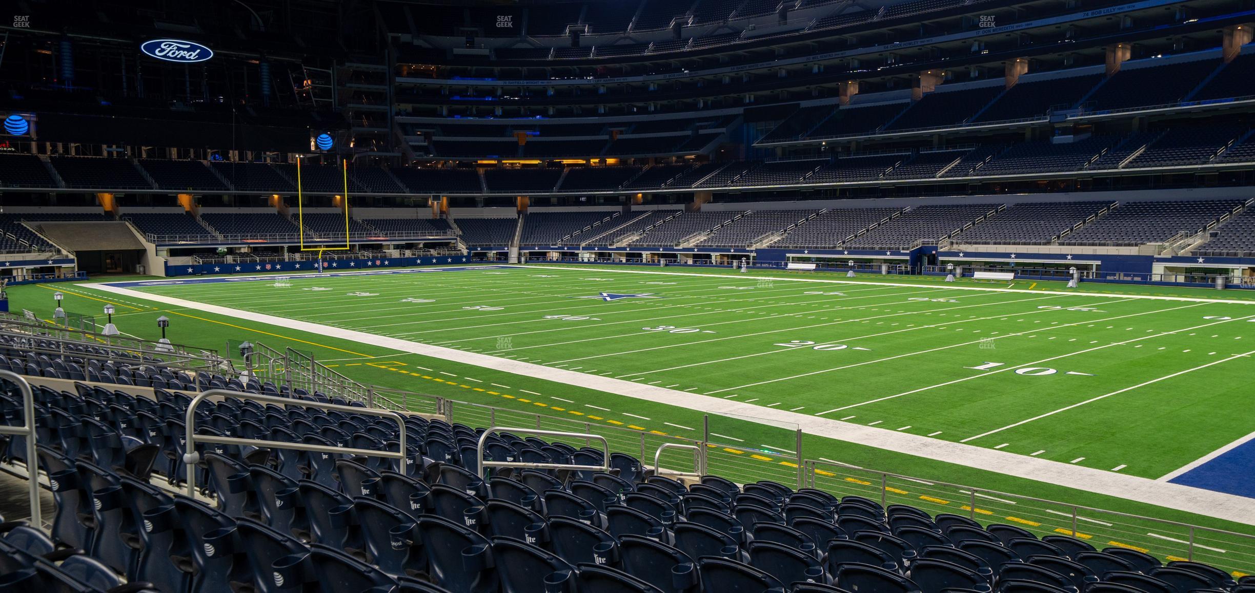 Seating view for AT&T Stadium Section 128