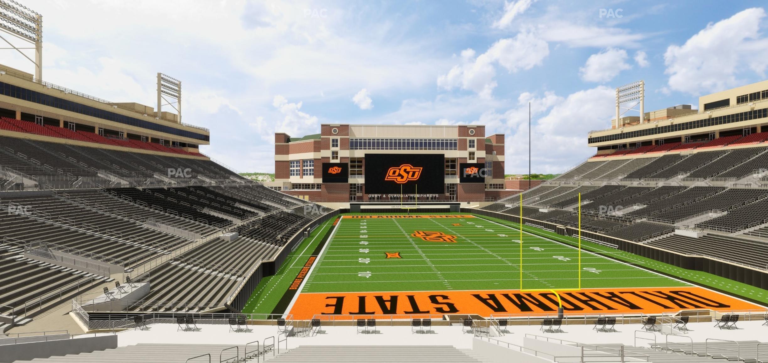 Seating view for Boone Pickens Stadium Section 123