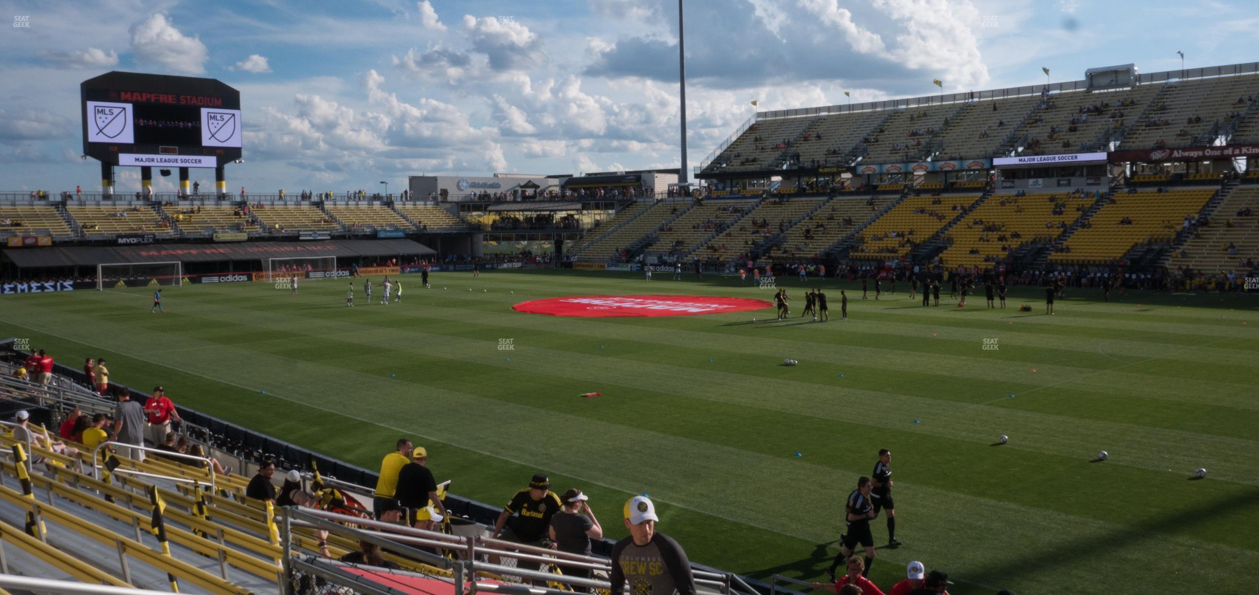 Seating view for Historic Crew Stadium Section 101 Supporters