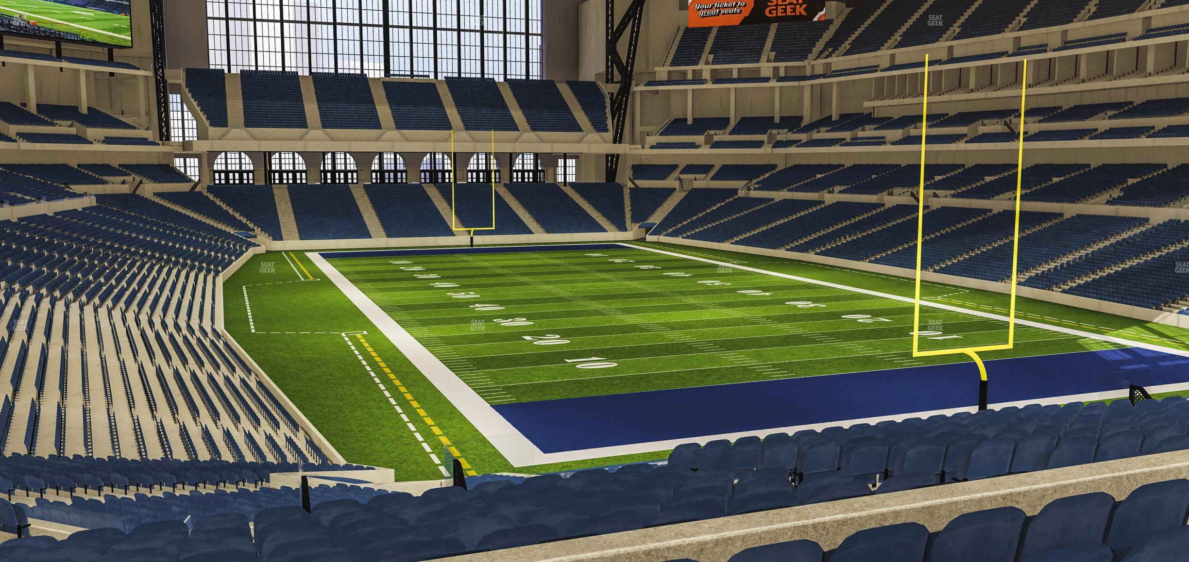 Seating view for Lucas Oil Stadium Section 230