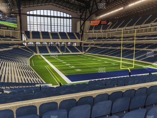 Seating view for Lucas Oil Stadium Section 230