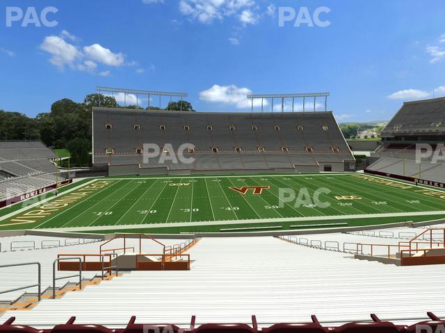 Seating view for Lane Stadium Section 112