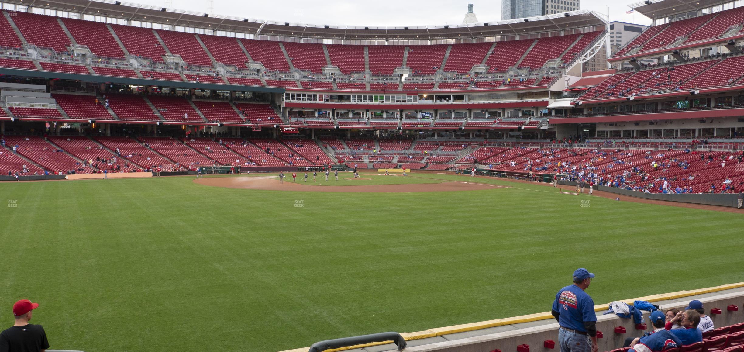 Seating view for Great American Ball Park Section 101