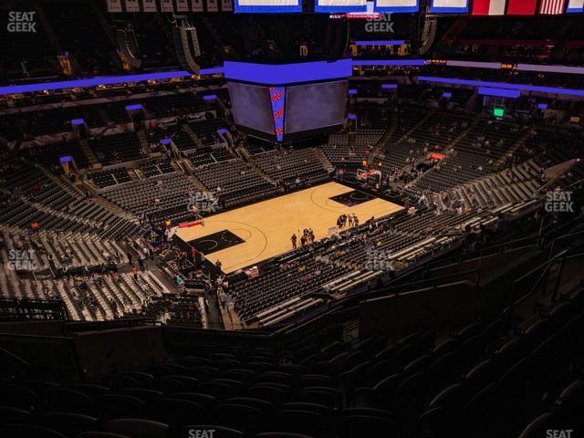 Seating view for Frost Bank Center Section 211