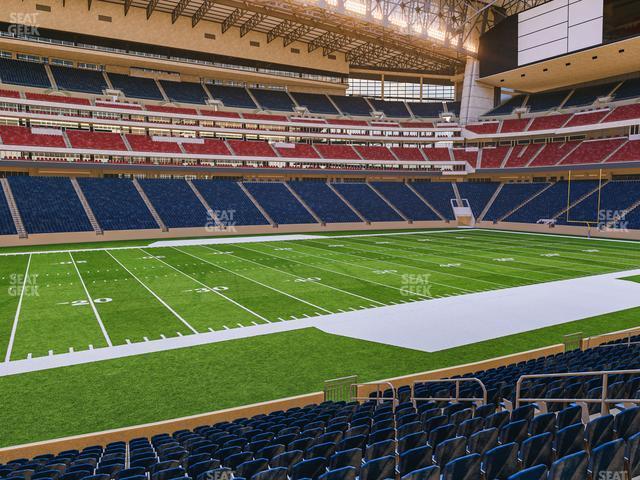 Seating view for NRG Stadium Section 109