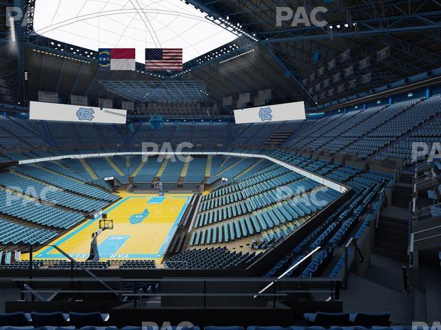 Seating view for Dean Smith Center Section 202