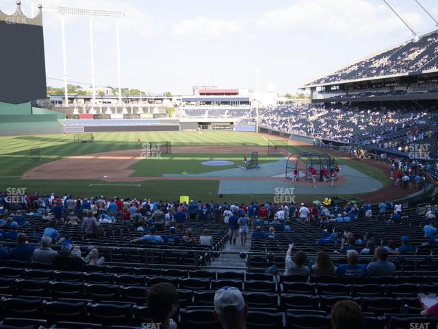 Seating view for Kauffman Stadium Section 223