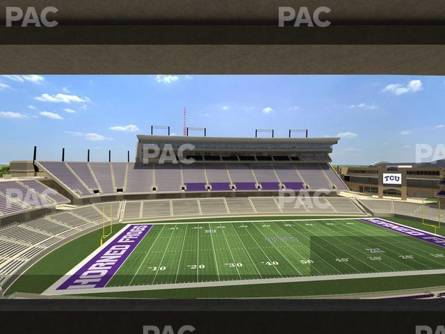 Seating view for Amon G. Carter Stadium Section Champions Suite 13