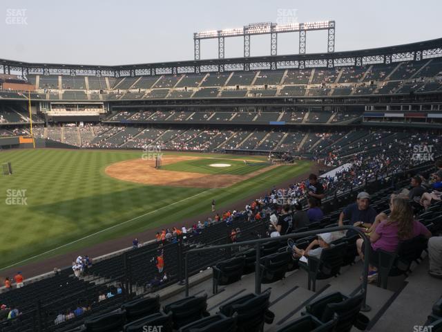 Seating view for Coors Field Section 247