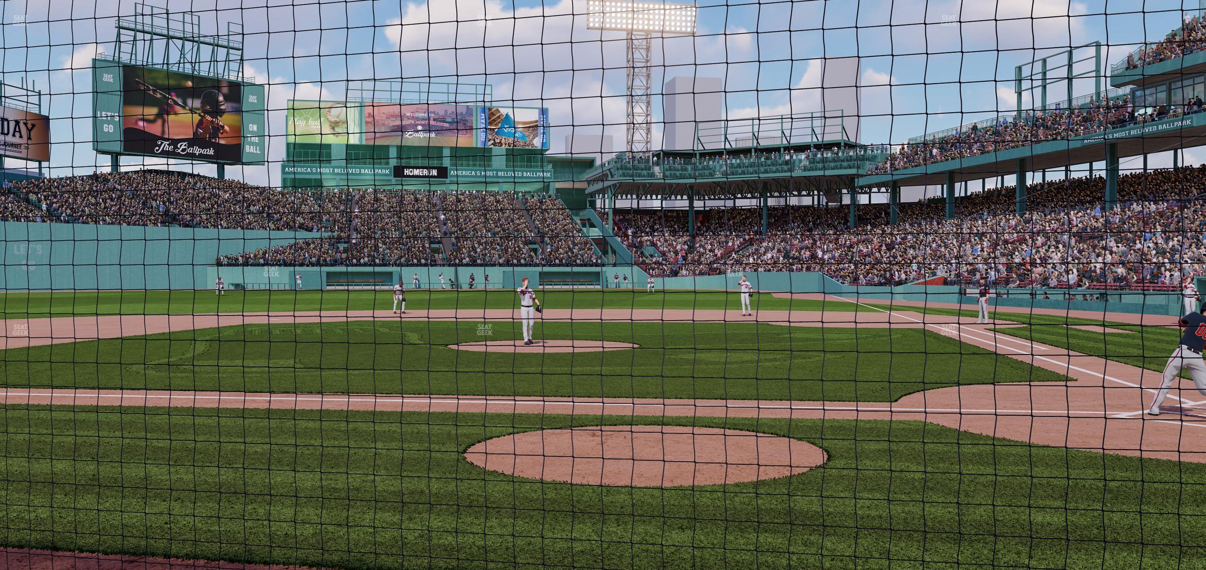 Seating view for Fenway Park Section Field Box Club 55