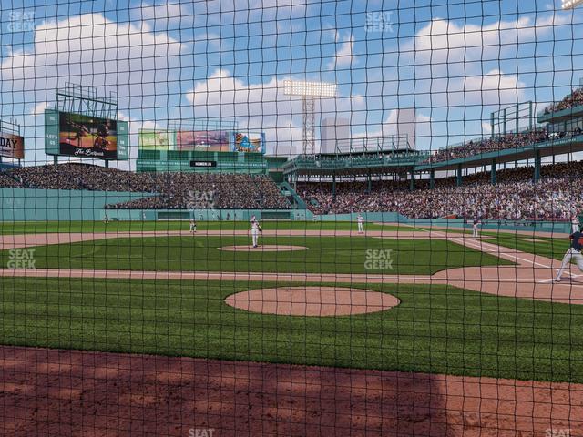 Seating view for Fenway Park Section Field Box Club 55