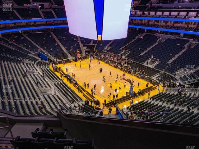 Seating view for Chase Center Section 201