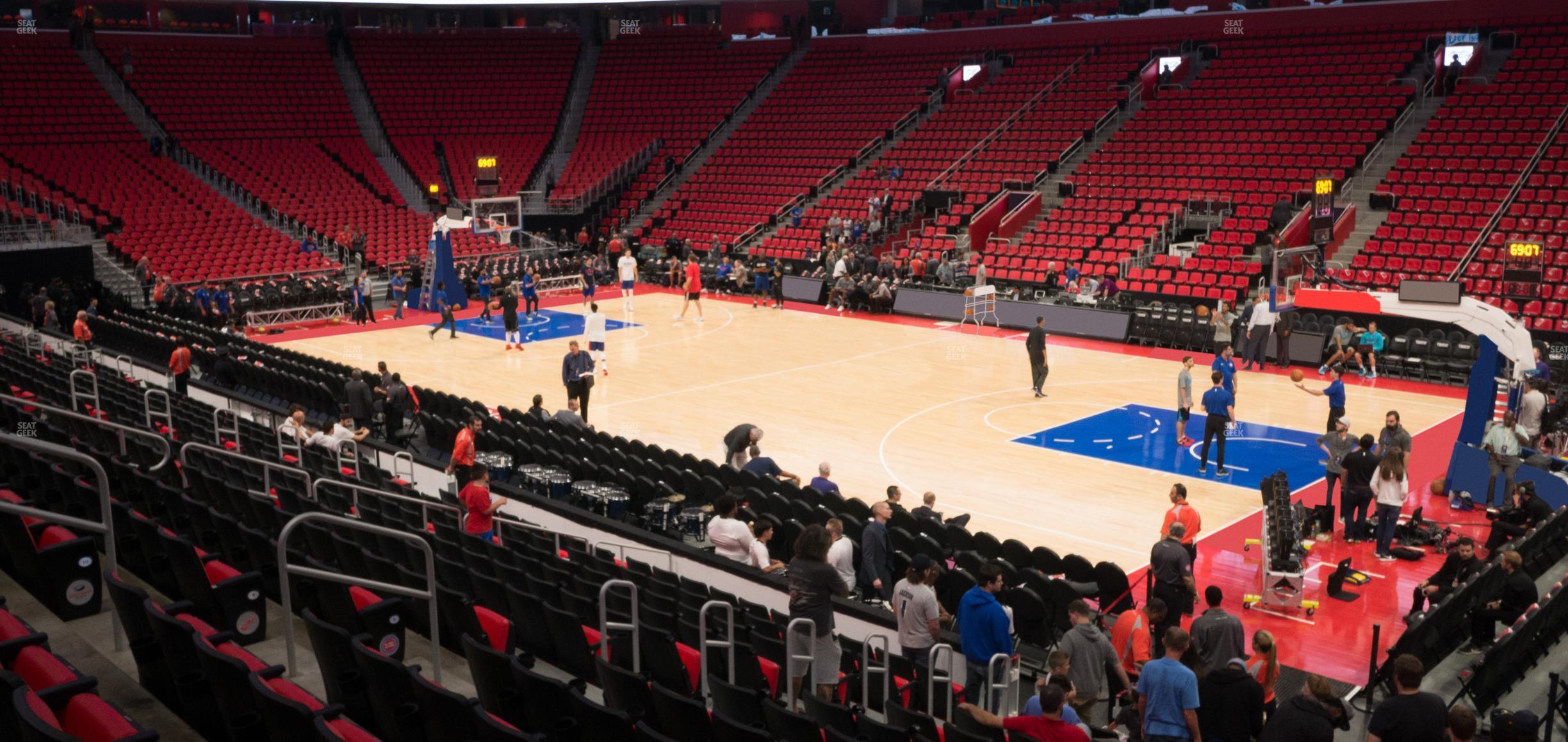 Seating view for Little Caesars Arena Section 106