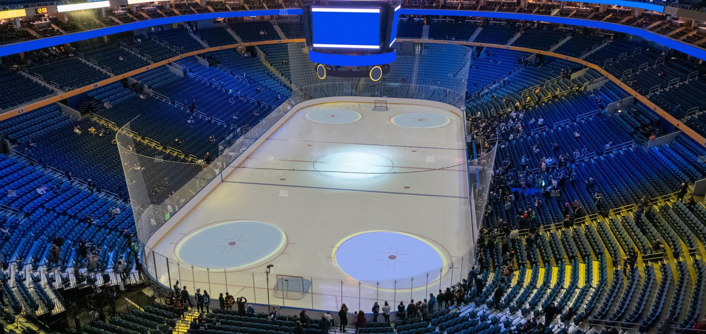 Seating view for KeyBank Center Section 312