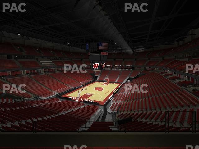 Seating view for Kohl Center Section 227