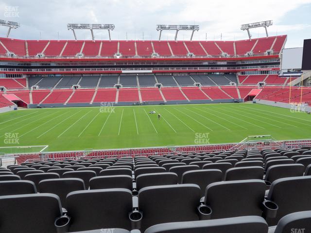 Seating view for Raymond James Stadium Section 210