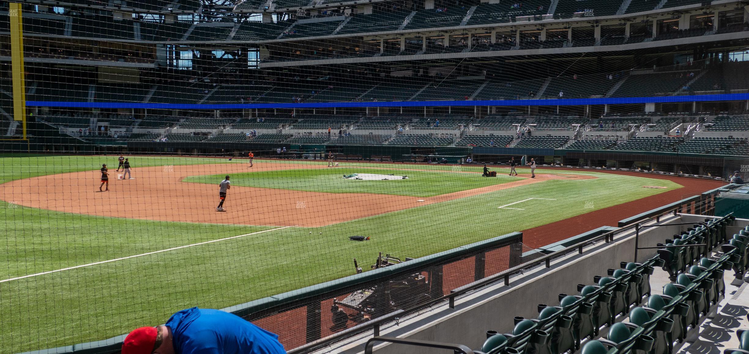 Seating view for Globe Life Field Section 3