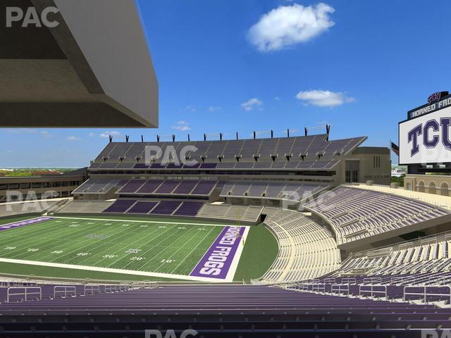 Seating view for Amon G. Carter Stadium Section 230