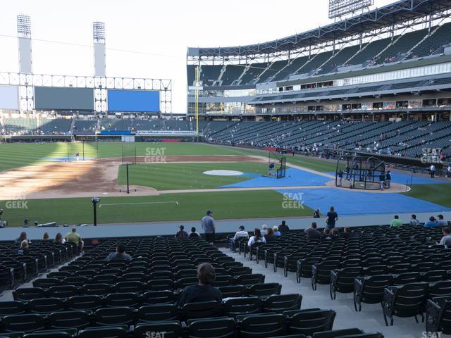 Seating view for Guaranteed Rate Field Section 140