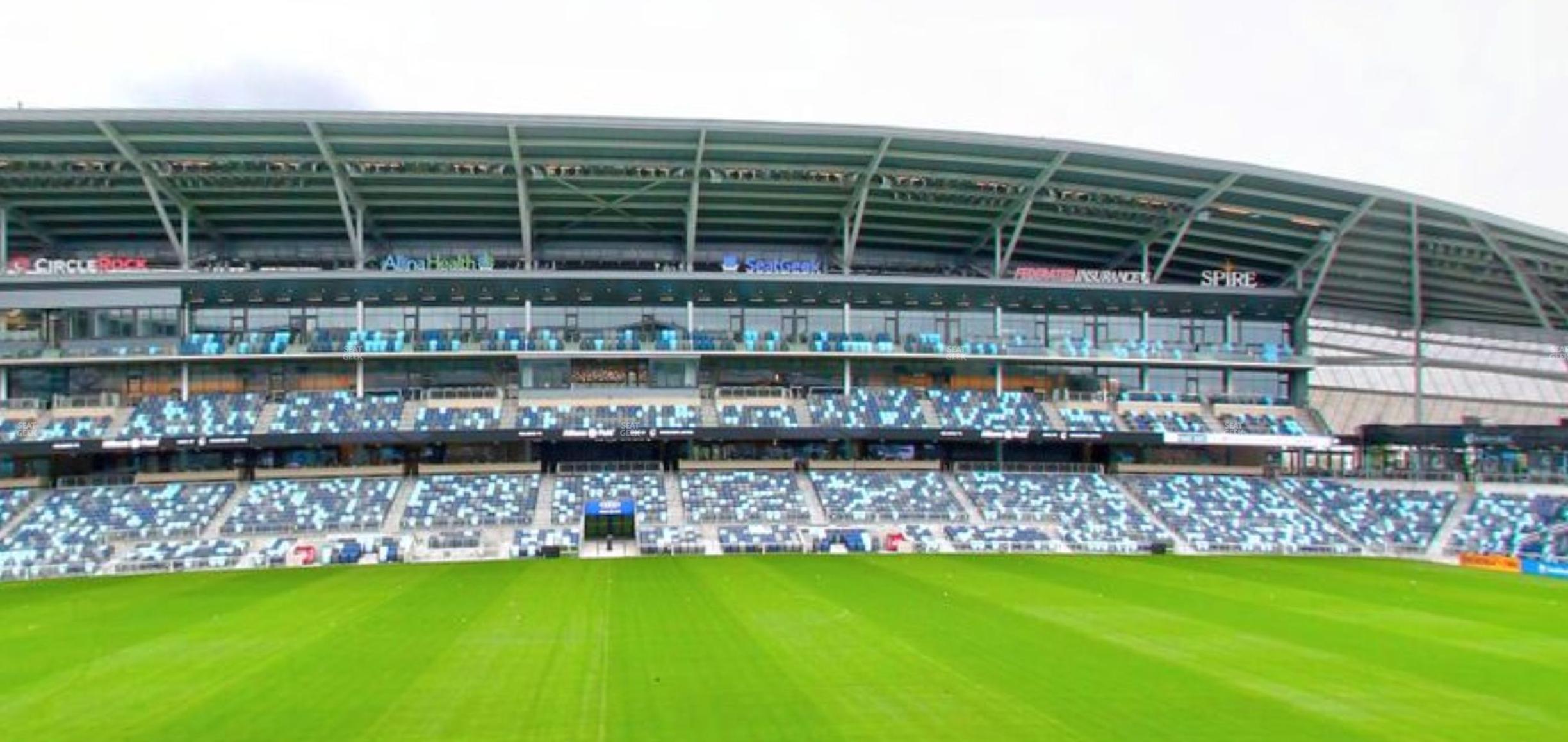 Seating view for Allianz Field Section 13