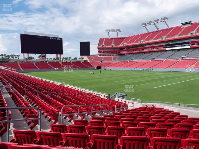 Seating view for Raymond James Stadium Section 143