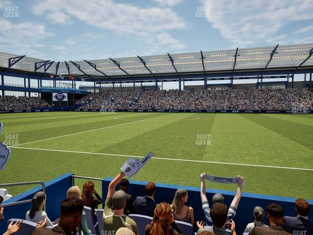 Seating view for Children's Mercy Park Section U M B Field Club 5