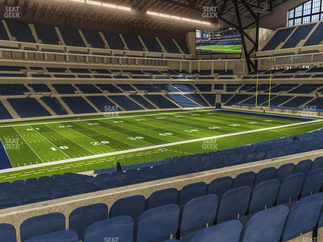 Seating view for Lucas Oil Stadium Section 244