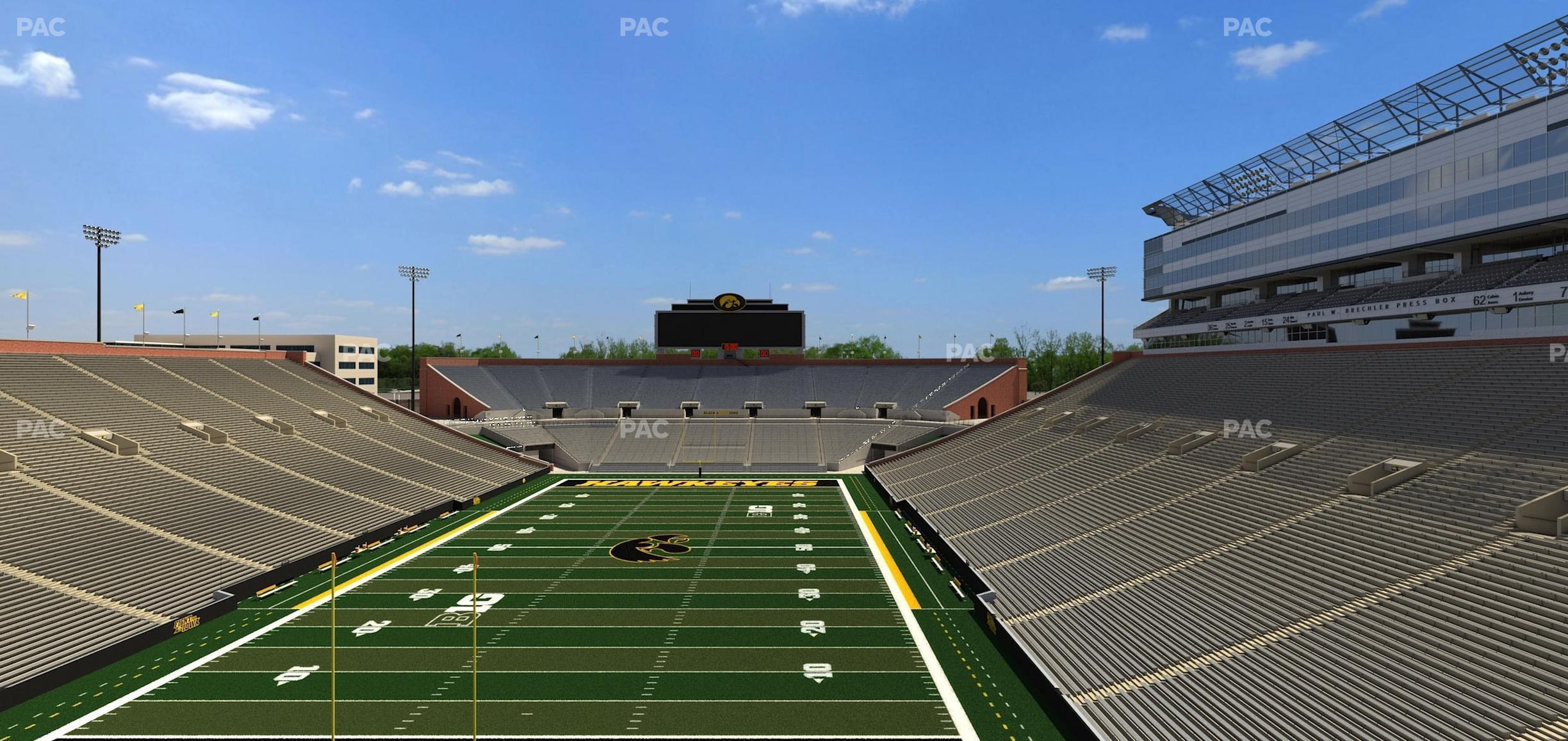 Seating view for Kinnick Stadium Section 335