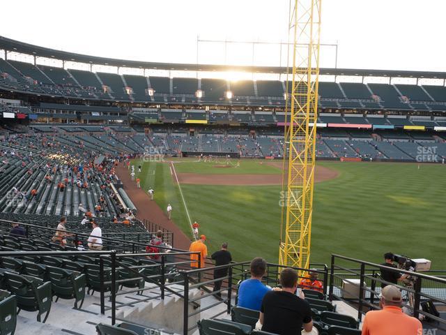 Seating view for Oriole Park at Camden Yards Section 1