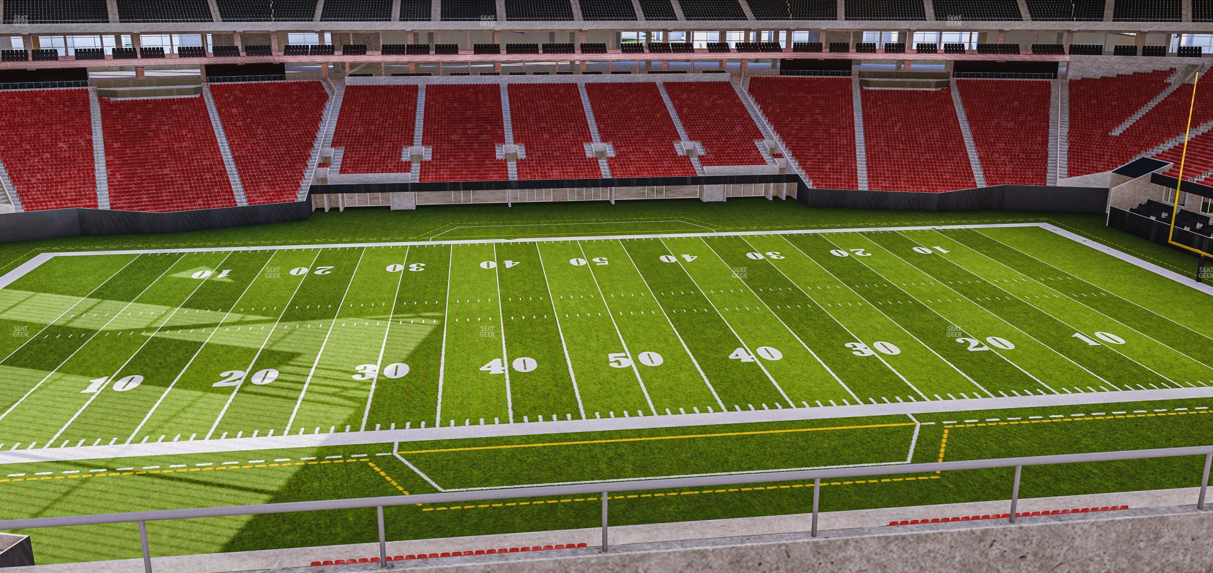 Seating view for Mercedes-Benz Stadium Section Club 238