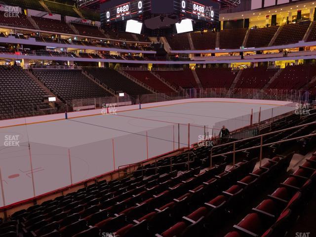 Seating view for Prudential Center Section 6