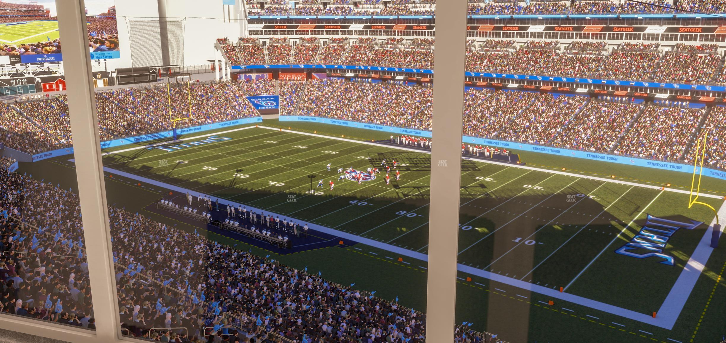 Seating view for Nissan Stadium Section Suite 657 W