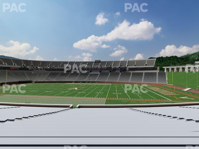 Seating view for Scott Stadium Section 105