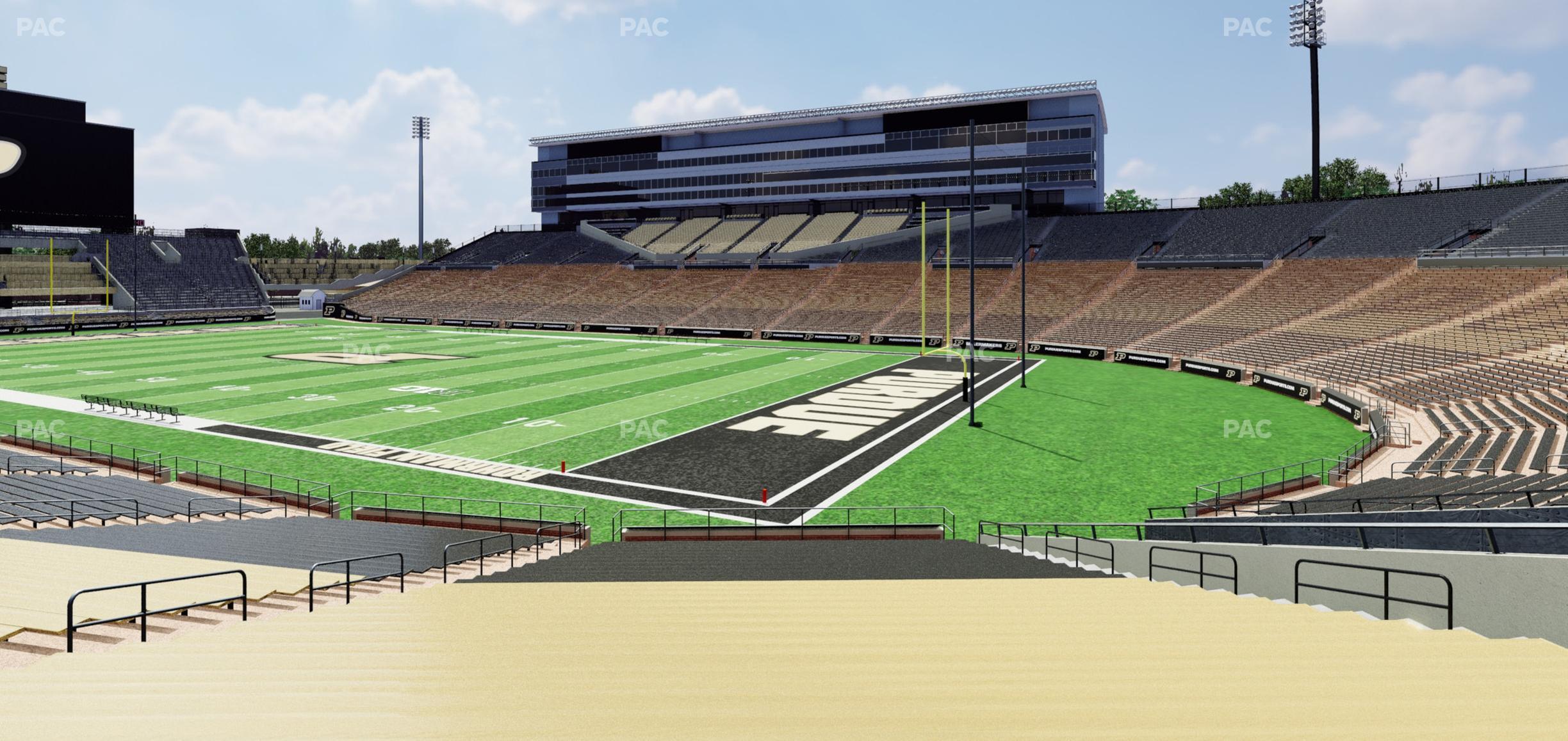 Seating view for Ross Ade Stadium Section 111